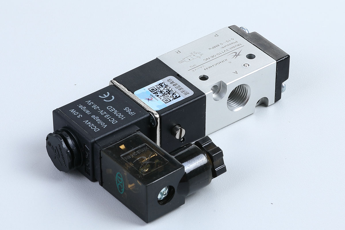 Pneumatic Solenoid Valve 3V1 3V1 Series 3-Port 2-Position (3/2) Direct Acting Solenoid Valve - Compact Brass Body