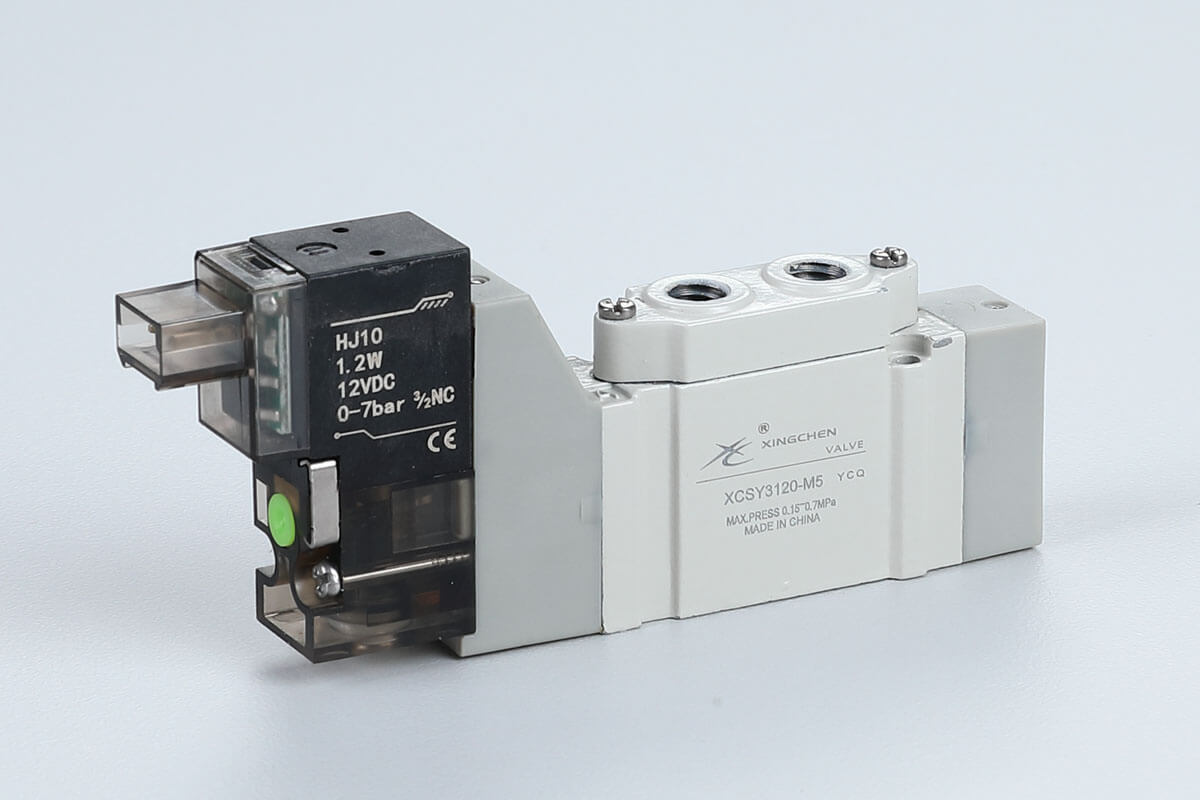 Solenoid Valve SY Series-2 SY Series Solenoid Valve - 5/2 Way Direct Acting Pneumatic Directional Control Valve with Sub-base Mounting