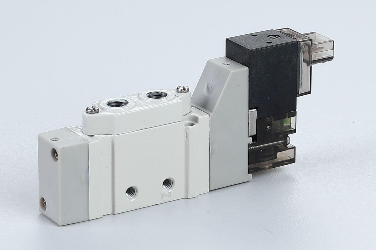 Solenoid Valve SY Series-3 SY Series Solenoid Valve - 5/2 Way Direct Acting Pneumatic Directional Control Valve with Sub-base Mounting